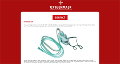 Desktop Screenshot of oxygenmask.com